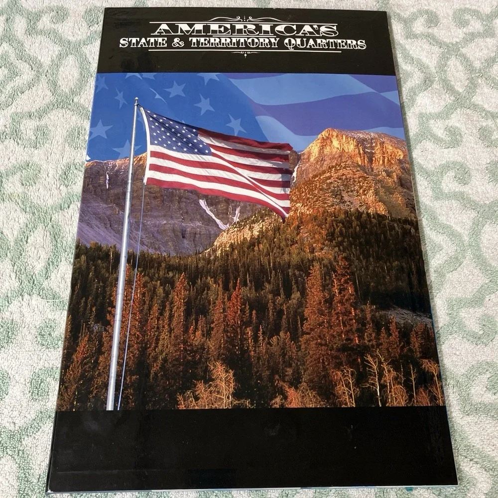 State Quarter Set, Complete 56pc 1999-2009 incl. 6 Territories & Folder Map